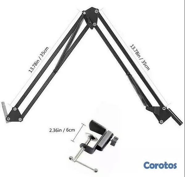 camaras y audio - Soporte de mesa de microfono condensador  3