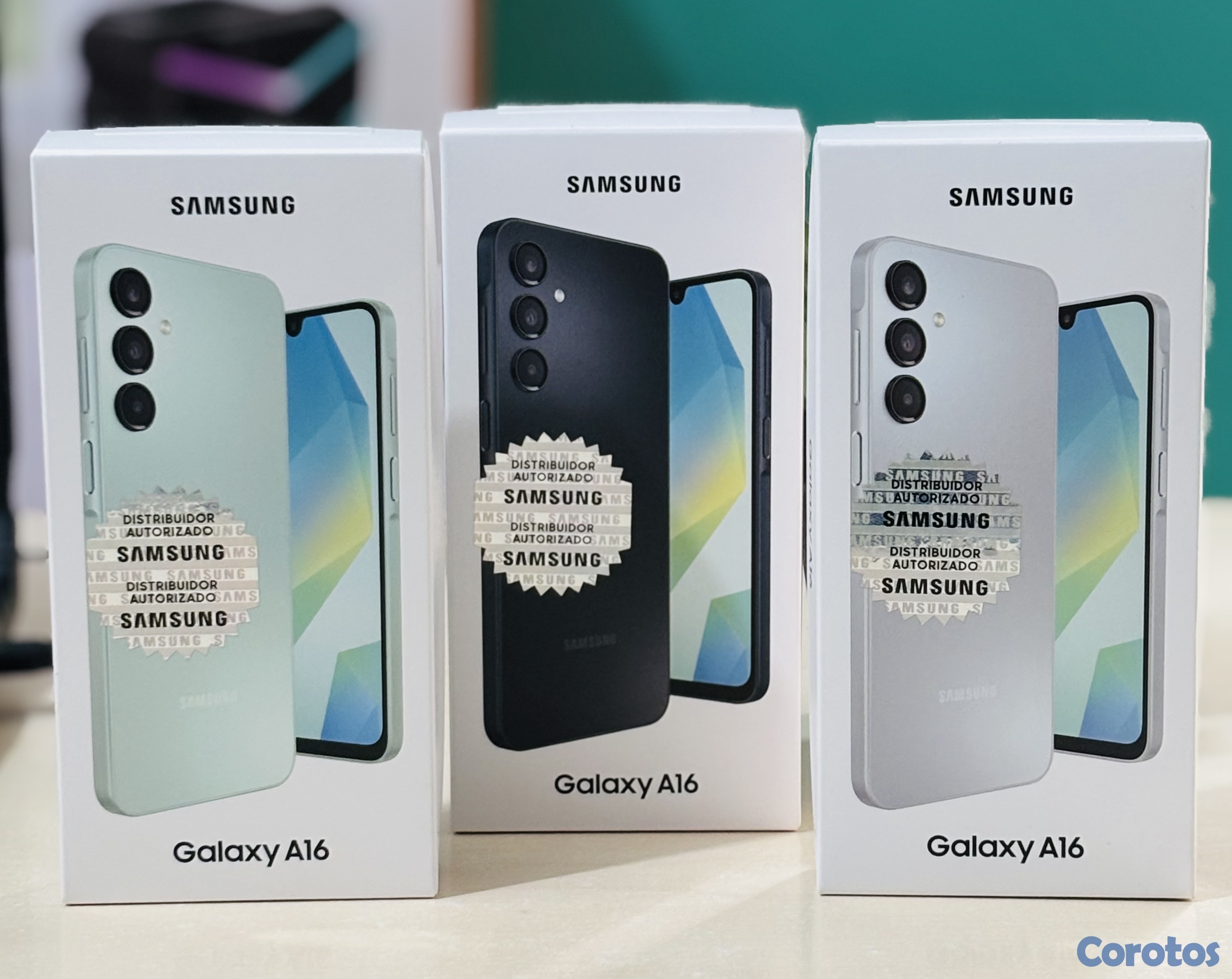 celulares y tabletas - Samsung Galaxy A16 con las 3 b