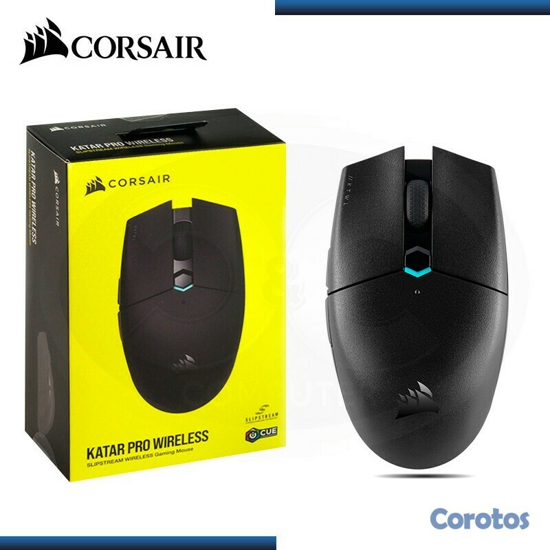 computadoras y laptops - MOUSE CORSAIR WIRELESS KATAR PRO GAMING, OPTICO, 6 BOTONES PROGRAMABLE, VELOCIDA