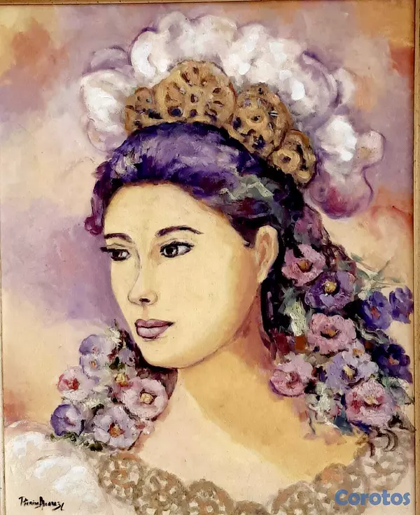 decoración y accesorios - Cuadro  Florinda en amarillo