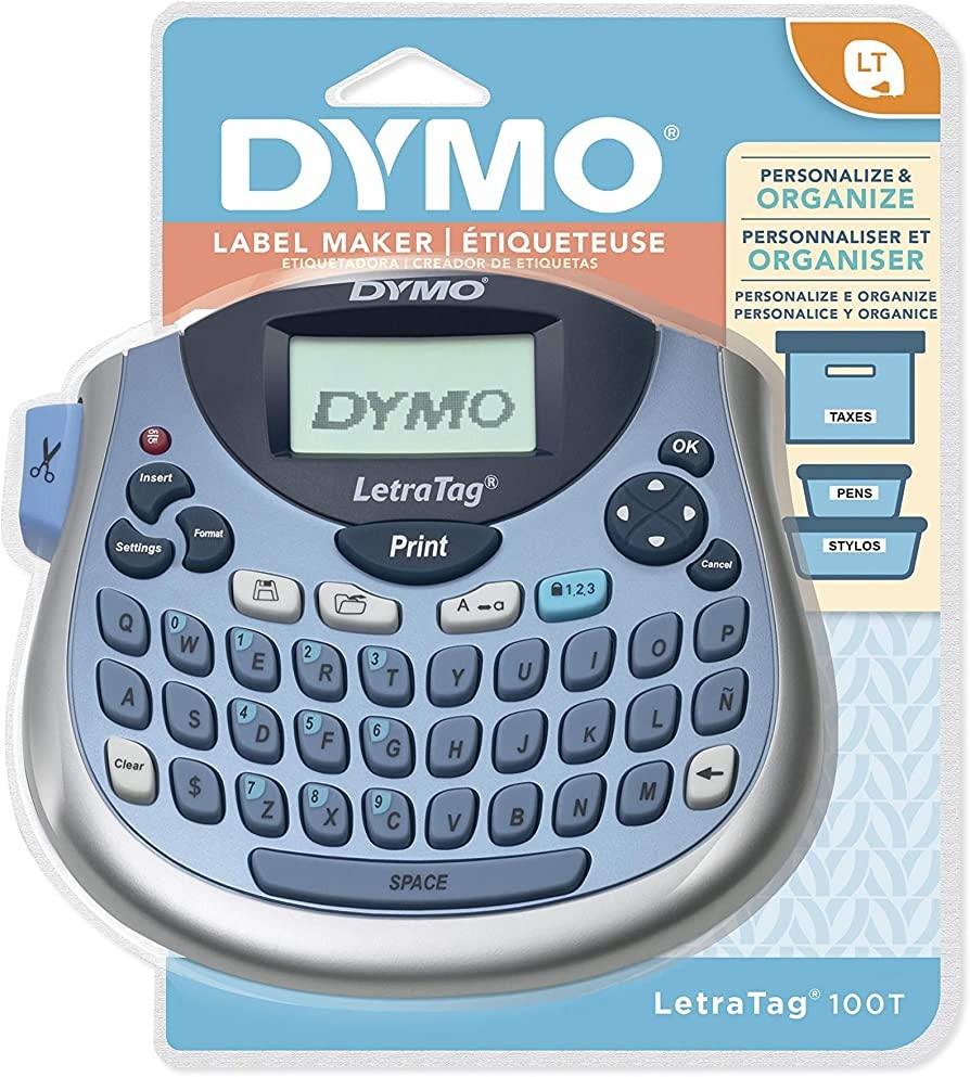 impresoras y scanners - DYMO LetraTag LT-100T Etiquetadora | Impresora de etiquetas portátil con teclado 1