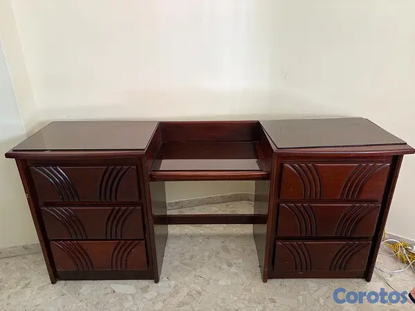 muebles y colchones - gavetero de caoba  5