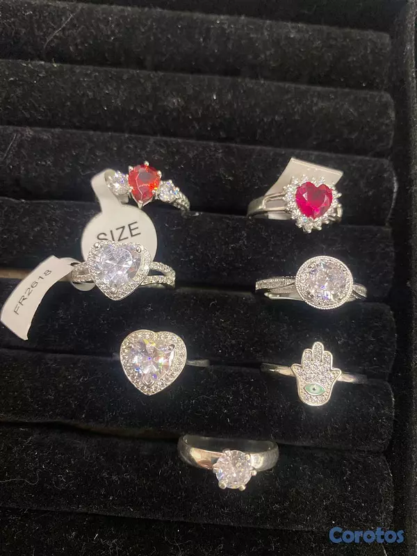 joyas, relojes y accesorios - anillos de compromiso, anillos tipo pandora. plata 12
