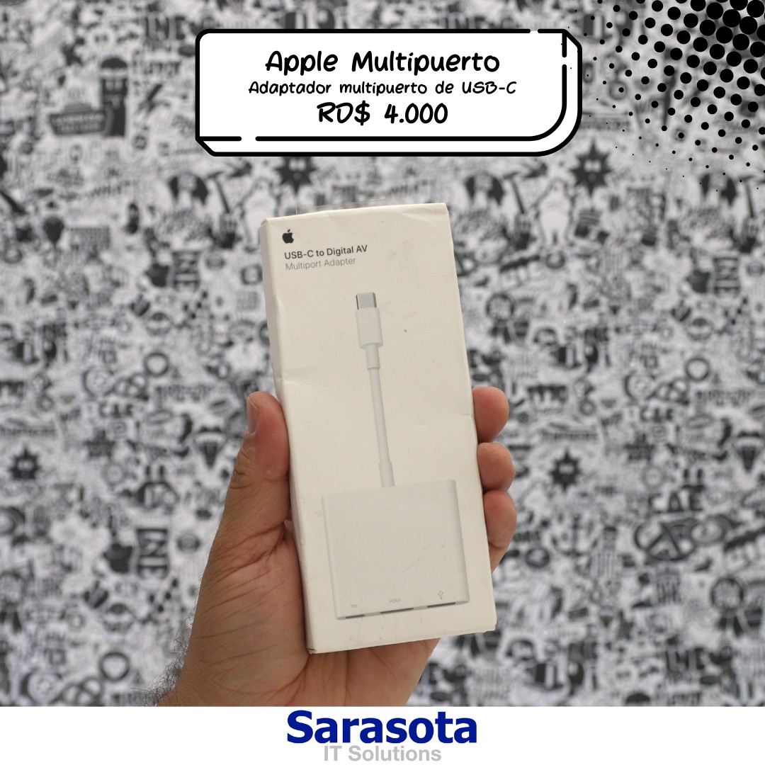 accesorios para electronica - Adaptador multipuerto de USB-C a AV digital de Apple
