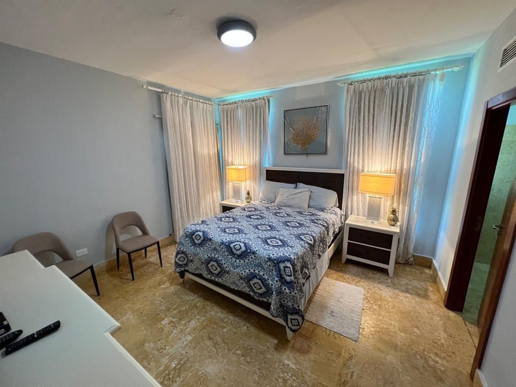 apartamentos - Apartamento amueblado 200 mts en Playa Nueva Romana  2
