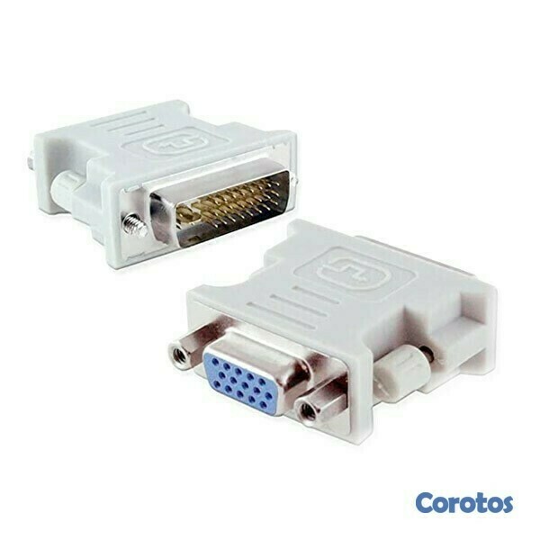 accesorios para electronica - Adaptador DVI a VGA hembra  1