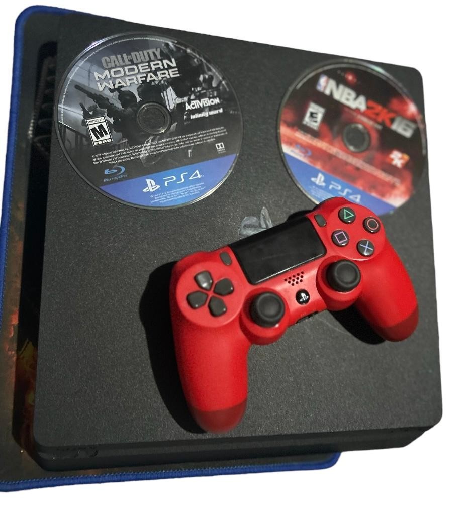 consolas y videojuegos - PlayStation 4 Slim 1tb con 1 control (PS4)
 0