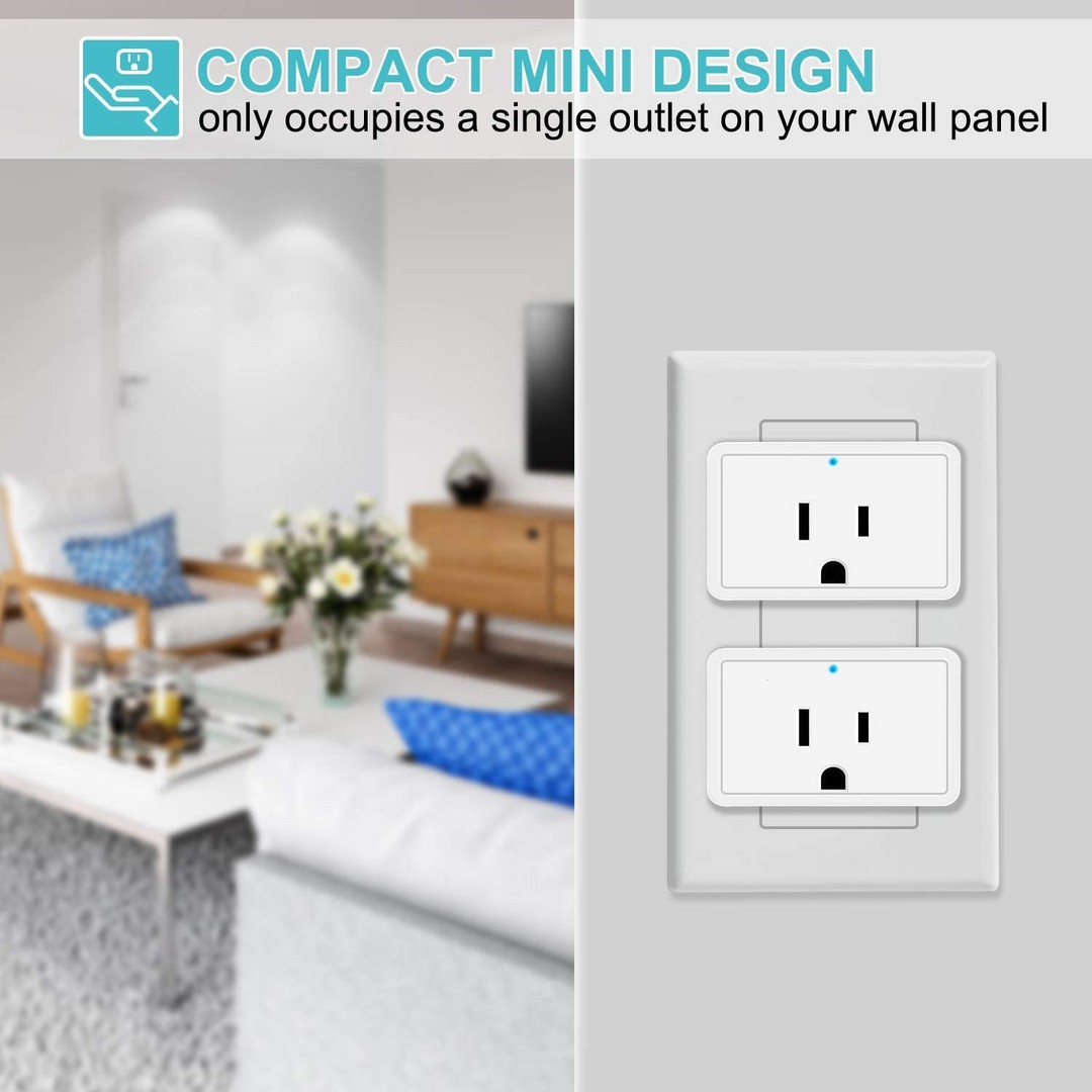 otros electronicos - Conector de corriente enchufe wifi, encienda y apague cualquier aparato 2