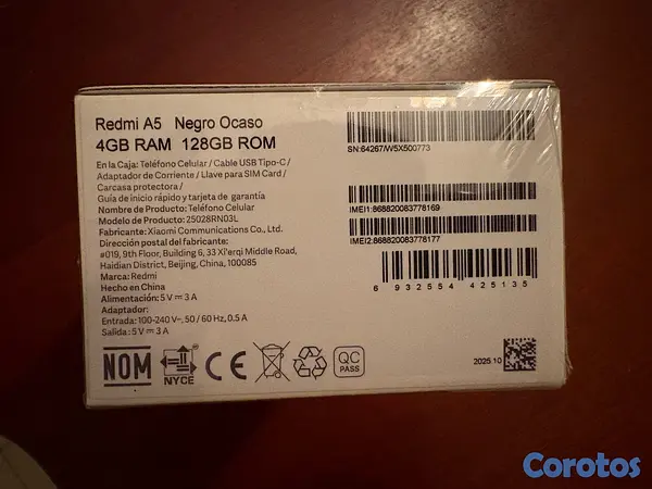celulares y tabletas - Xiaomi Redmi A5 PRECIO NEGOCIABLE  4
