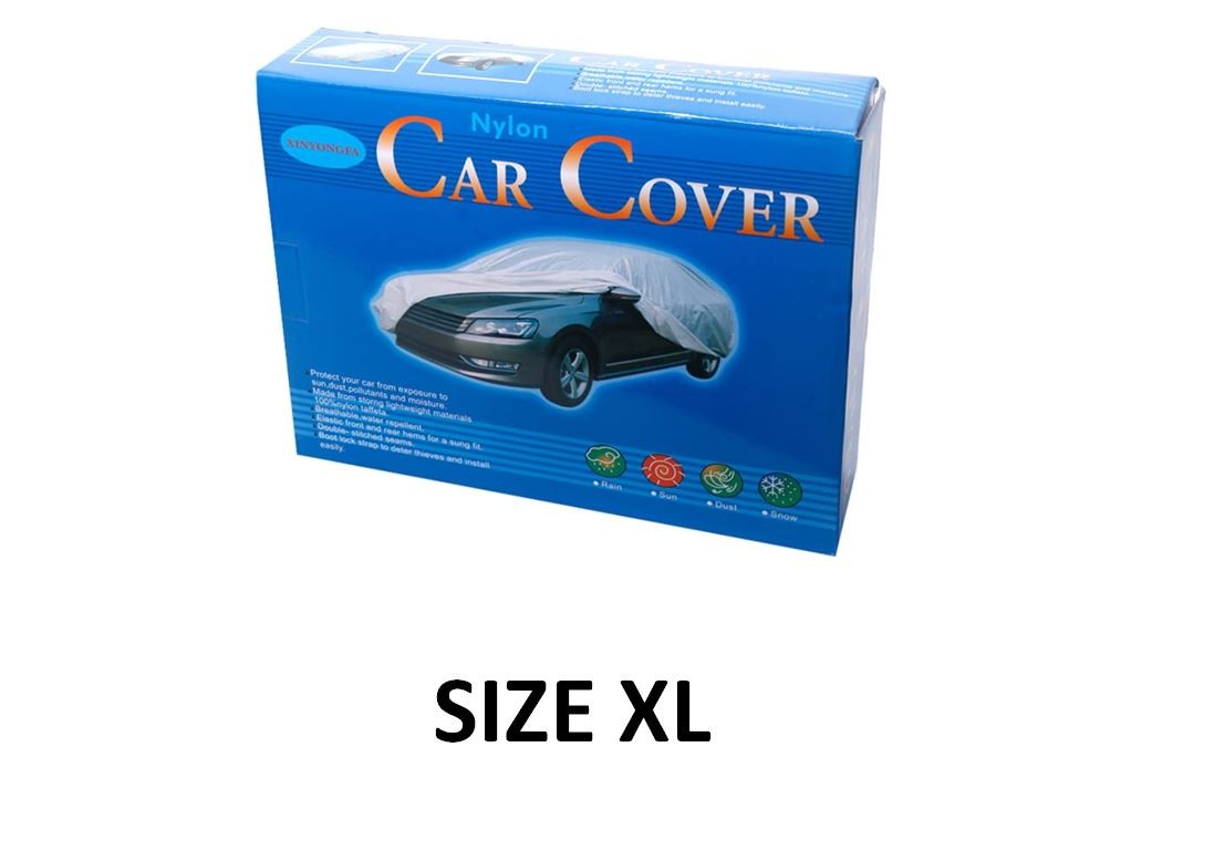 Cover para vehiculo de nylon tamaño XL.