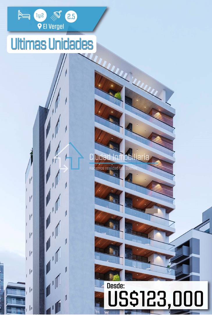 apartamentos - Proyecto de apartamentos de 11 niveles en el sector El Vergel