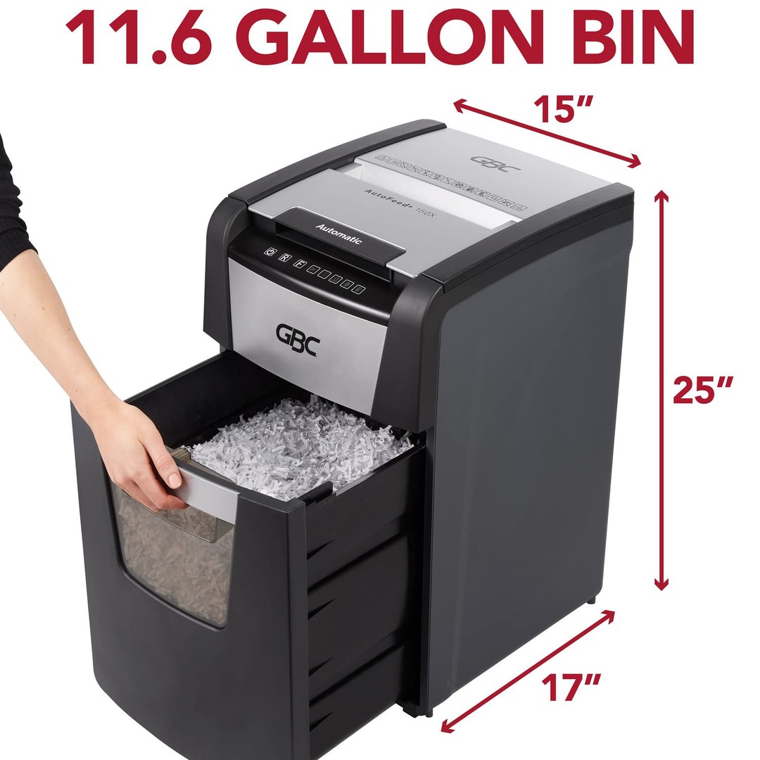 impresoras y scanners - Trituradora de Papel,GBC Alimentación Automática, Capacidad de 150 Hojas 1