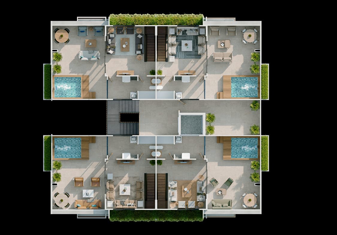 casas vacacionales y villas - Se venden proyectos de villas, apartamentos en Punta Cana 8