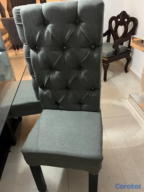 muebles y colchones - De oferta 6 sillas acorchadas y 2 butacas en caoba 7