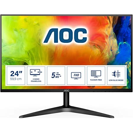 computadoras y laptops - MONITOR AOC 24 PULGADAS  LED-BACKLIT LCD MONITOR / TFT ACTIVE MATRIX,FULL HD  0