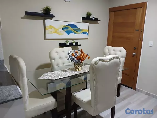apartamentos - Se Renta apartamento amueblado de 2 habs. 2 baños en Ciudad del Sol Verón Bávaro 3