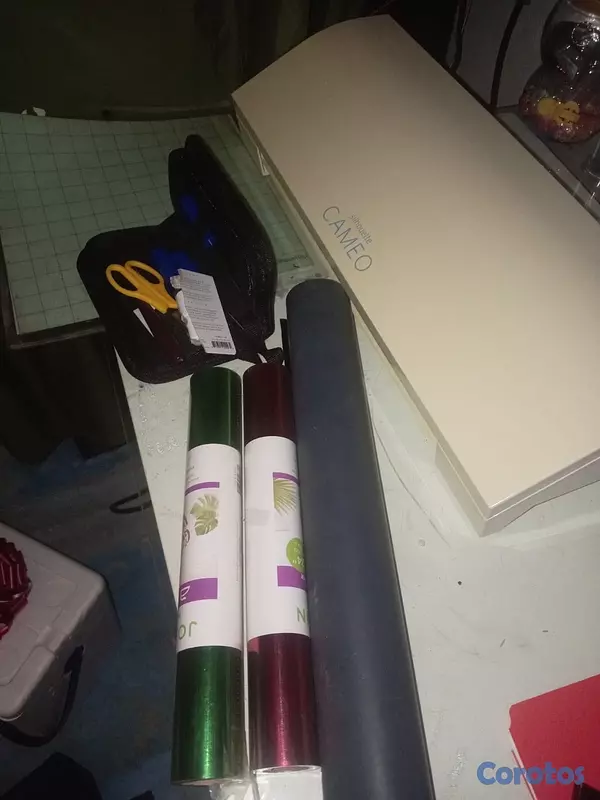 impresoras y scanners - Silhouette Cameo 3 Usada Como Nueva + Rollos y Accesorios 4