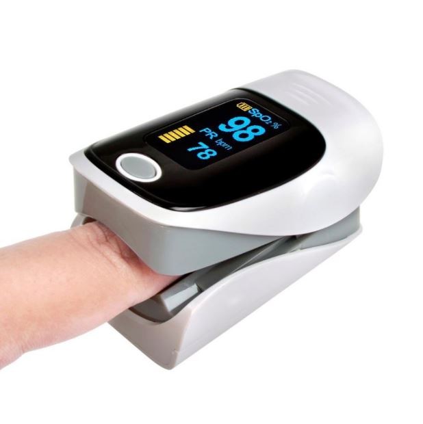 accesorios para electronica - Oxímetro Medidor de Pulso para Dedo