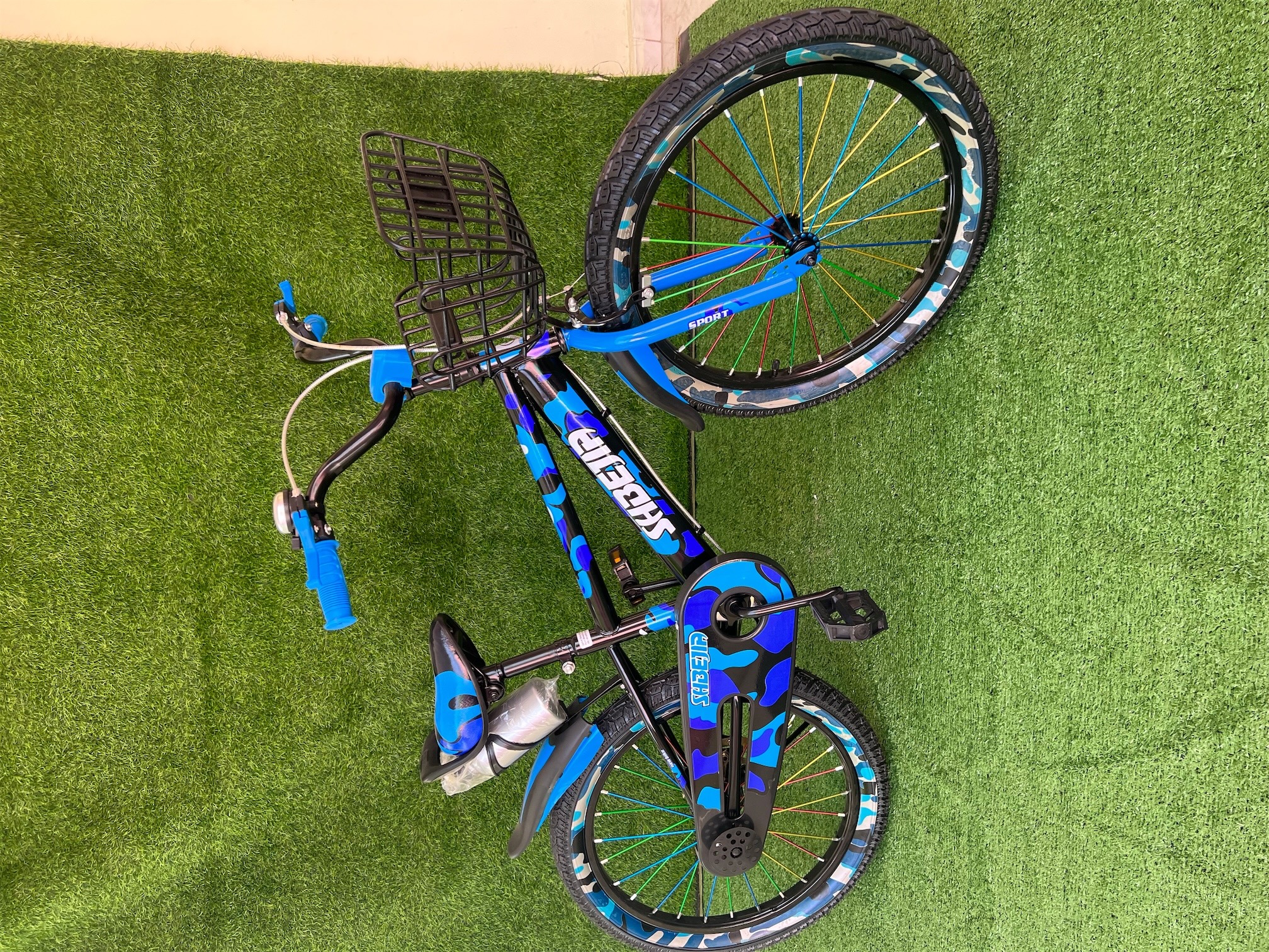 juguetes - Bicicleta aro 20 para niños de 6-10 años taza ancha Nuevas color rojo y azul 