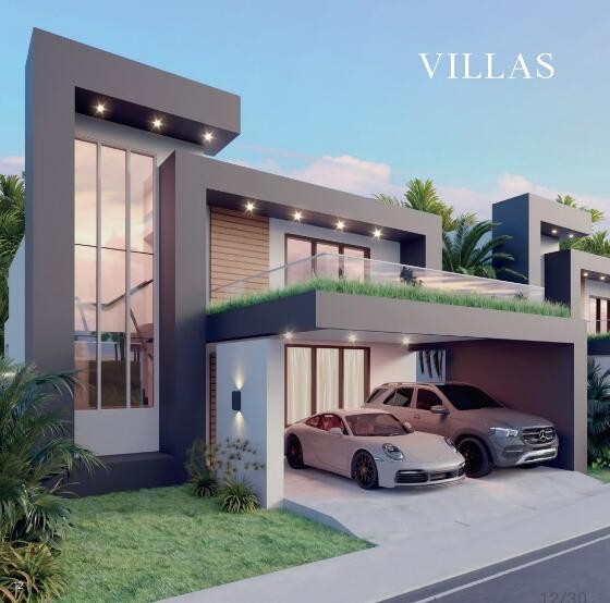 casas - Villas familiares  Punta Cana, en venta de Cuatro Habitaciones