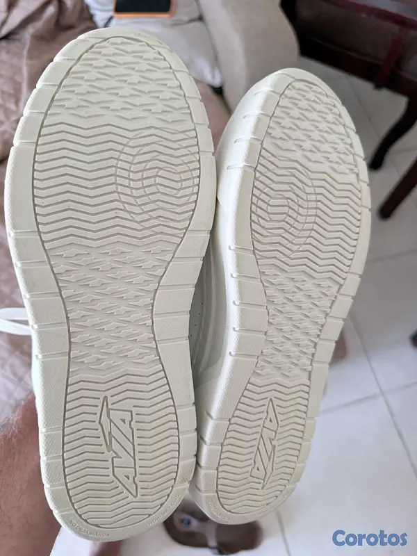 zapatos para mujer - NEGOCIABLE TENIS AVÍA BLANCO ROSADO UBICADO EN AZÚA O SE LO LLEVAMOS  4