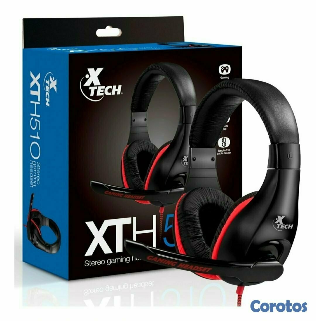 computadoras y laptops - AUDIFONO CON MICROFONO XTECH, GAMING 3.5MM, XTH-510  2