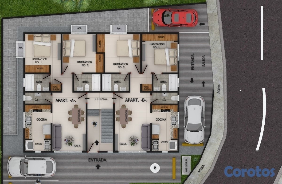 apartamentos - Apto 1B Proyecto en Mirador del Oeste 1