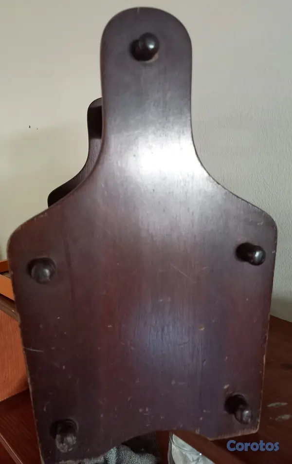 decoración y accesorios - Revistero Vintage en caoba 5