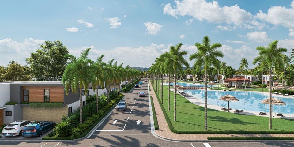 casas - Proyecto en venta Punta Cana 24-1262 dos dormitorios, piscina privada, canchas. 8