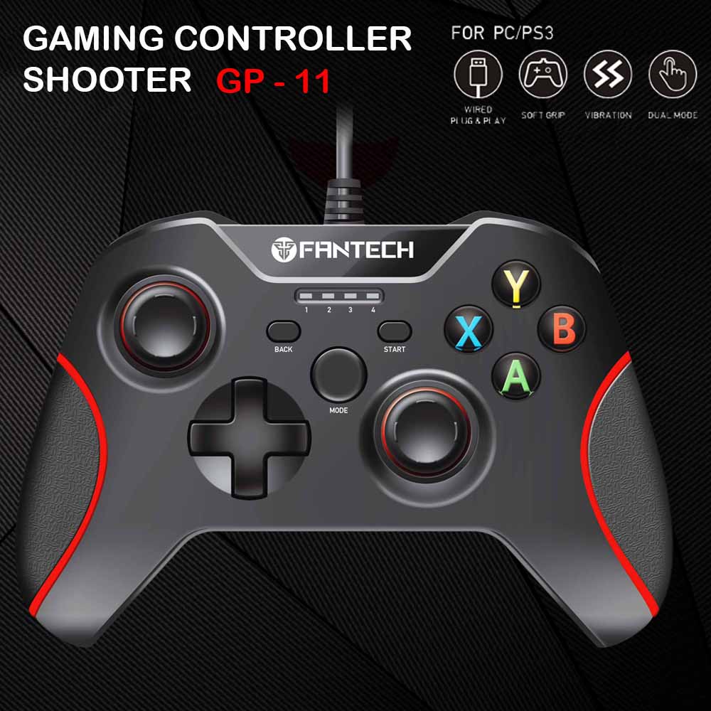 computadoras y laptops - GAMEPAD FANTECH GP11, PARA PC/PS3,Controlador de juego USB


