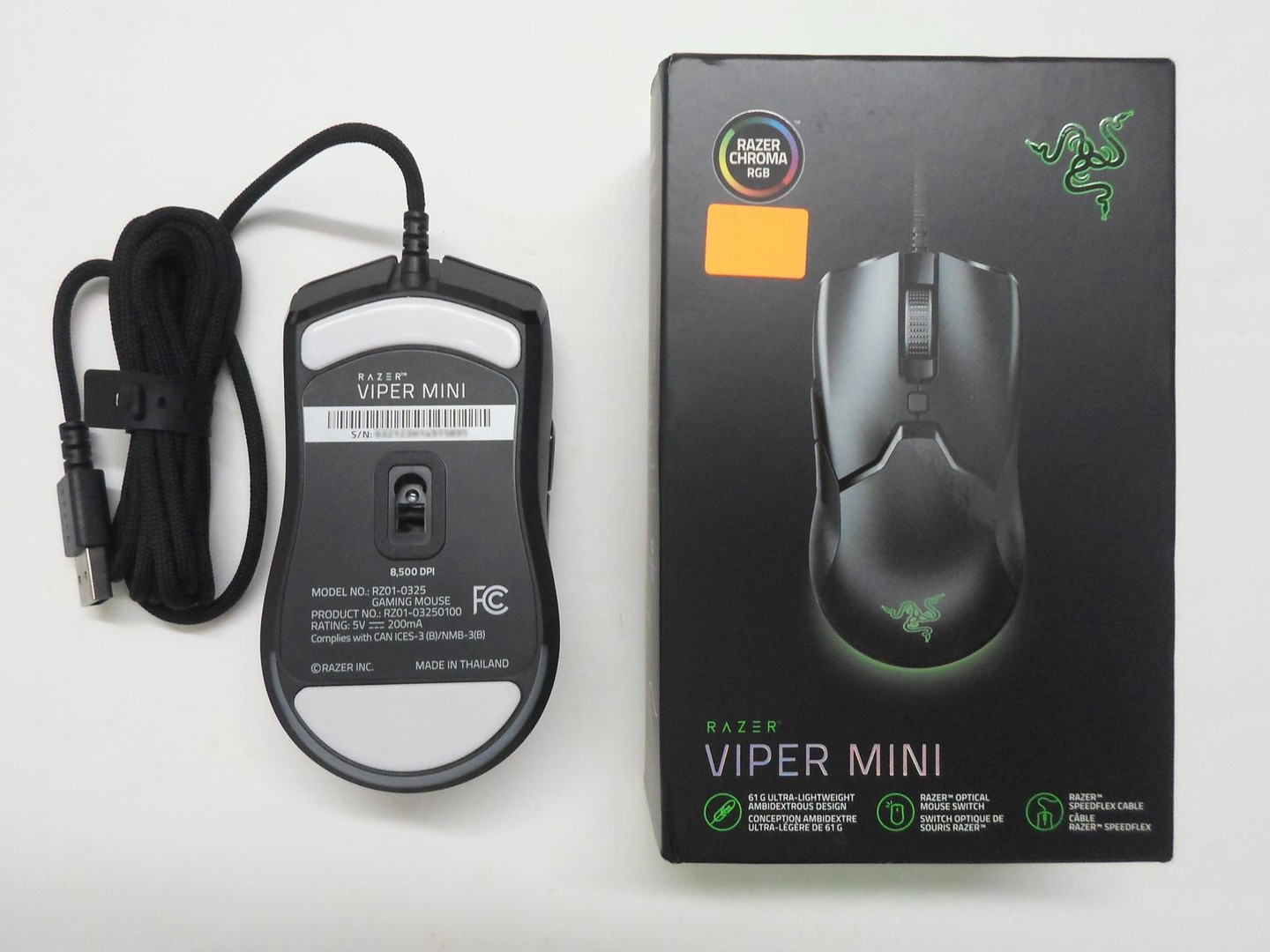 computadoras y laptops - Mouse Razer Viper Mini Gaming 8500 DPI 6 Buttons RGB 2