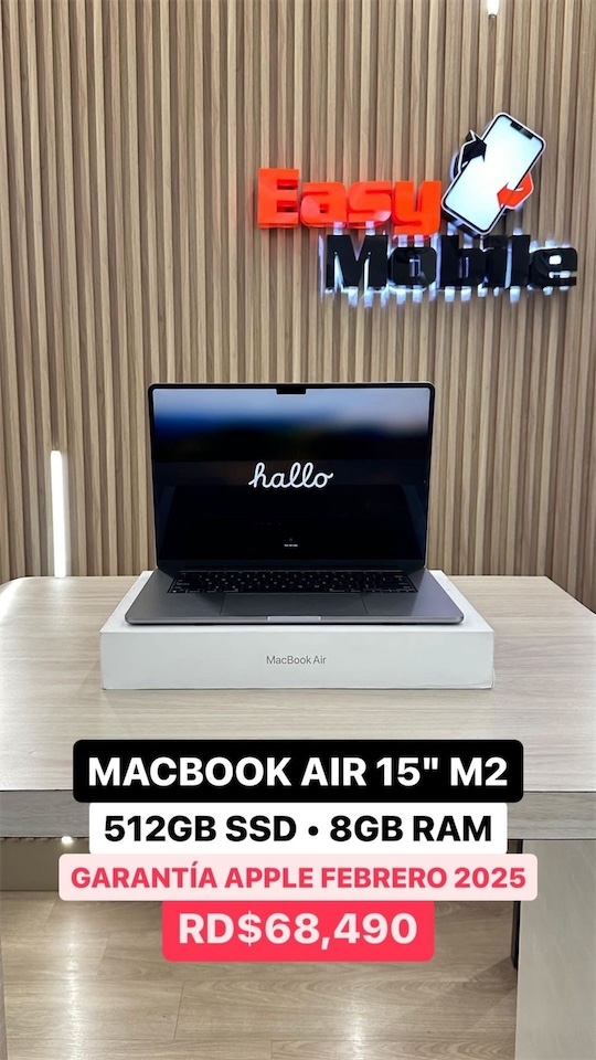 computadoras y laptops - MACBOOK AIR 15" M2 512GB SSD • 8GB RAM