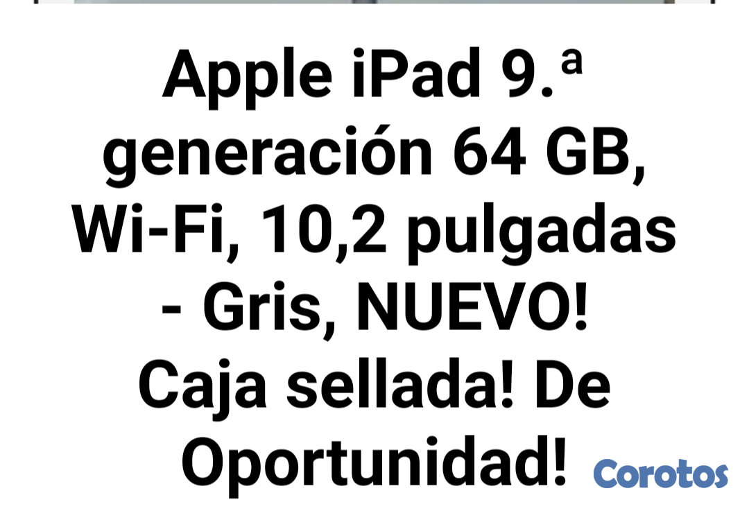 celulares y tabletas - Ipad 9na. Generación 64 GB Nueva en su caja! Oport 3