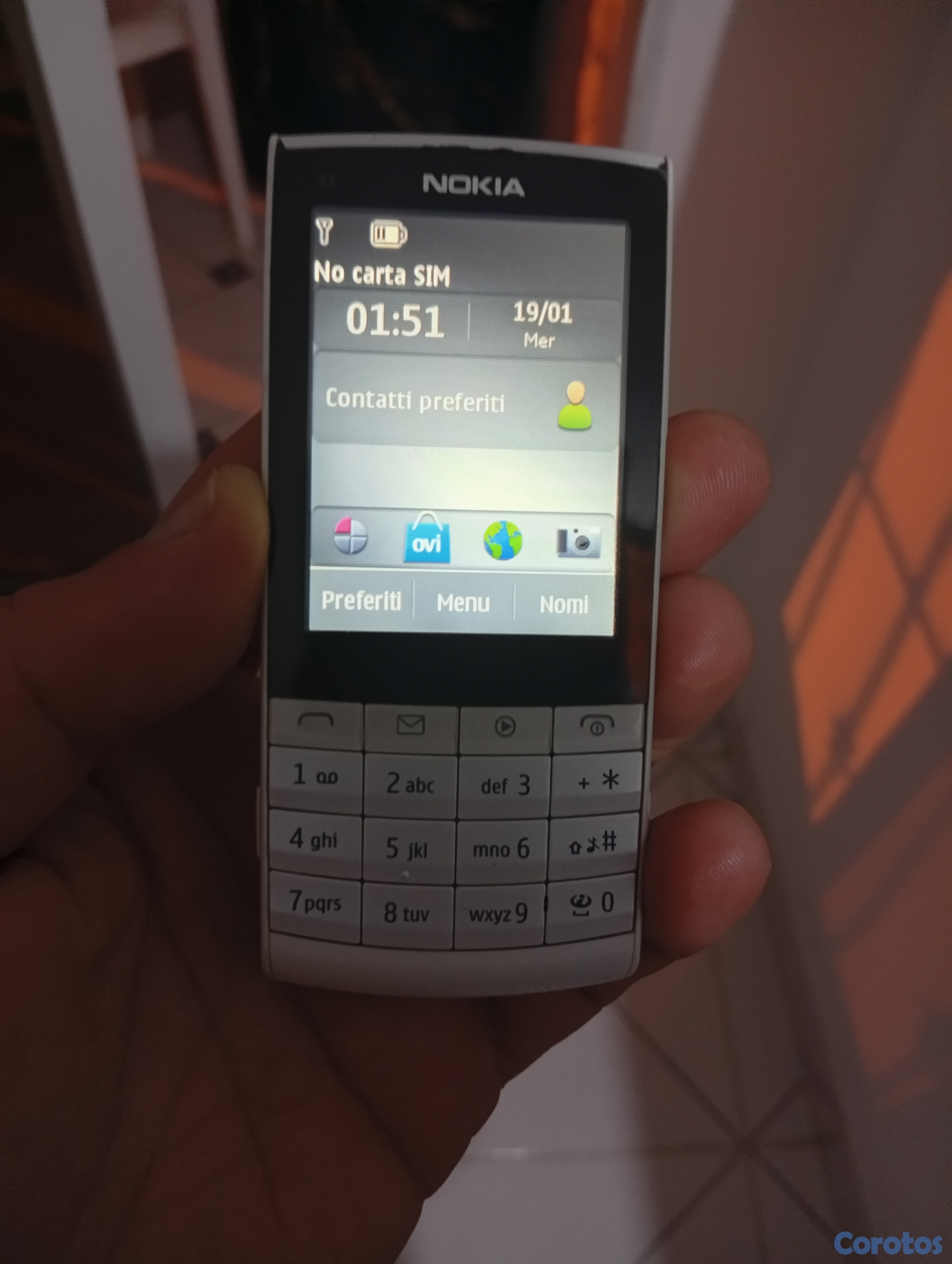 celulares y tabletas - Nokia X3-02 touch scren  1
