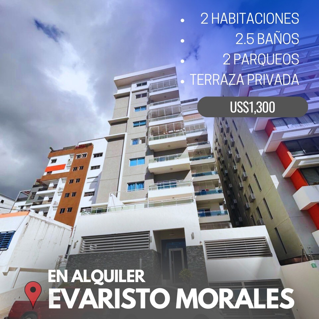 apartamentos - Apartamento en Alquiler en Evaristo Morales CON TERRAZA PRIVADA.
2 Hab 
US$1,300 5