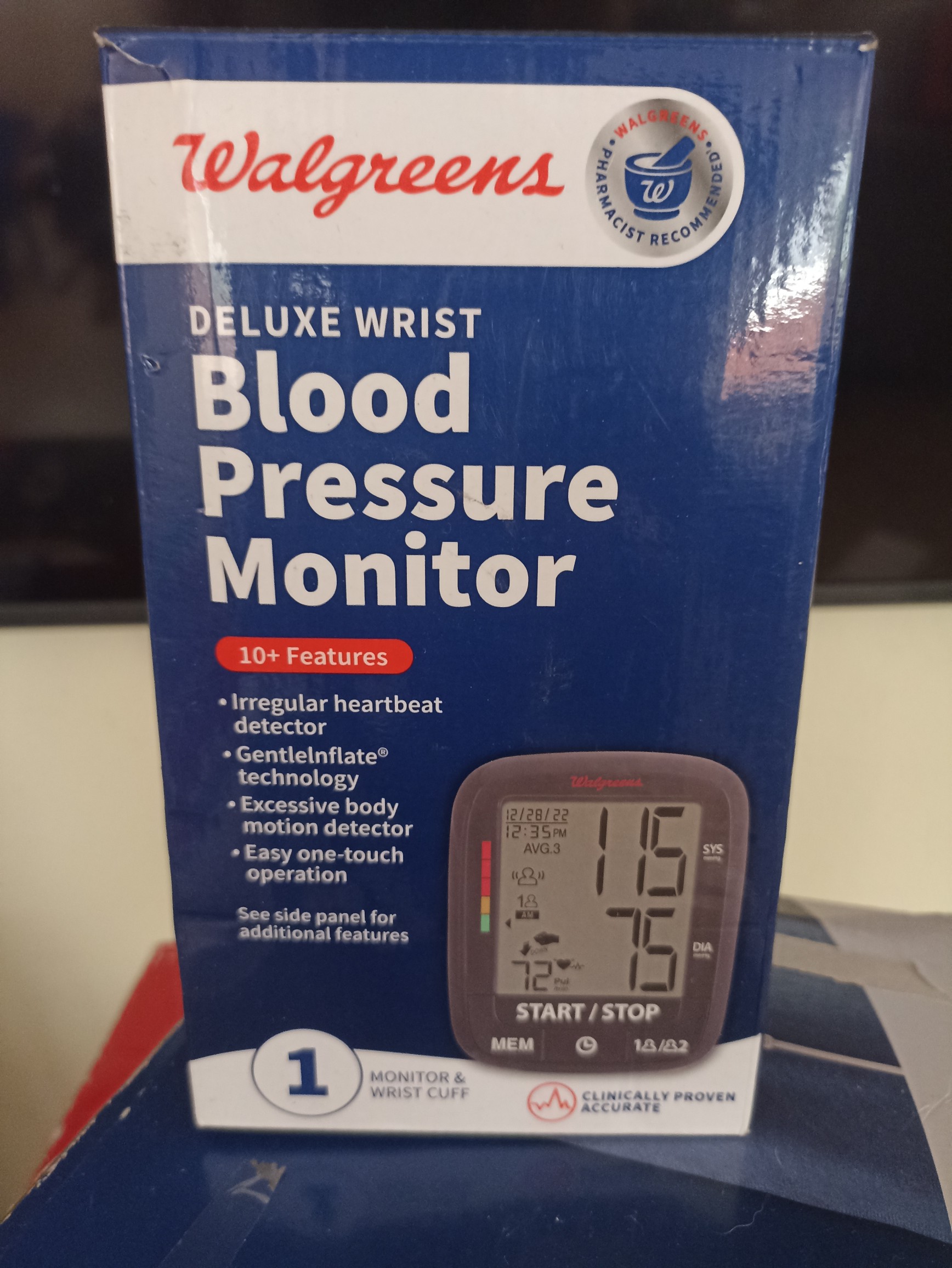 salud y belleza - Monitor de presión arterial con más de 10 funciones 