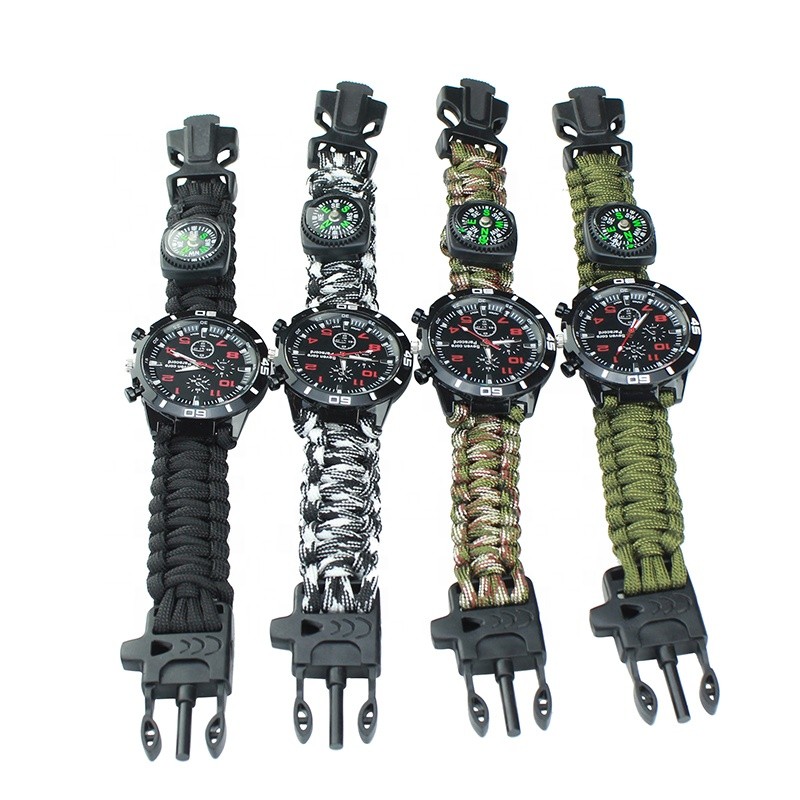 joyas, relojes y accesorios - Reloj de Paracord, con Herramientas de supervivencia pulsa brazalete pulsera 5
