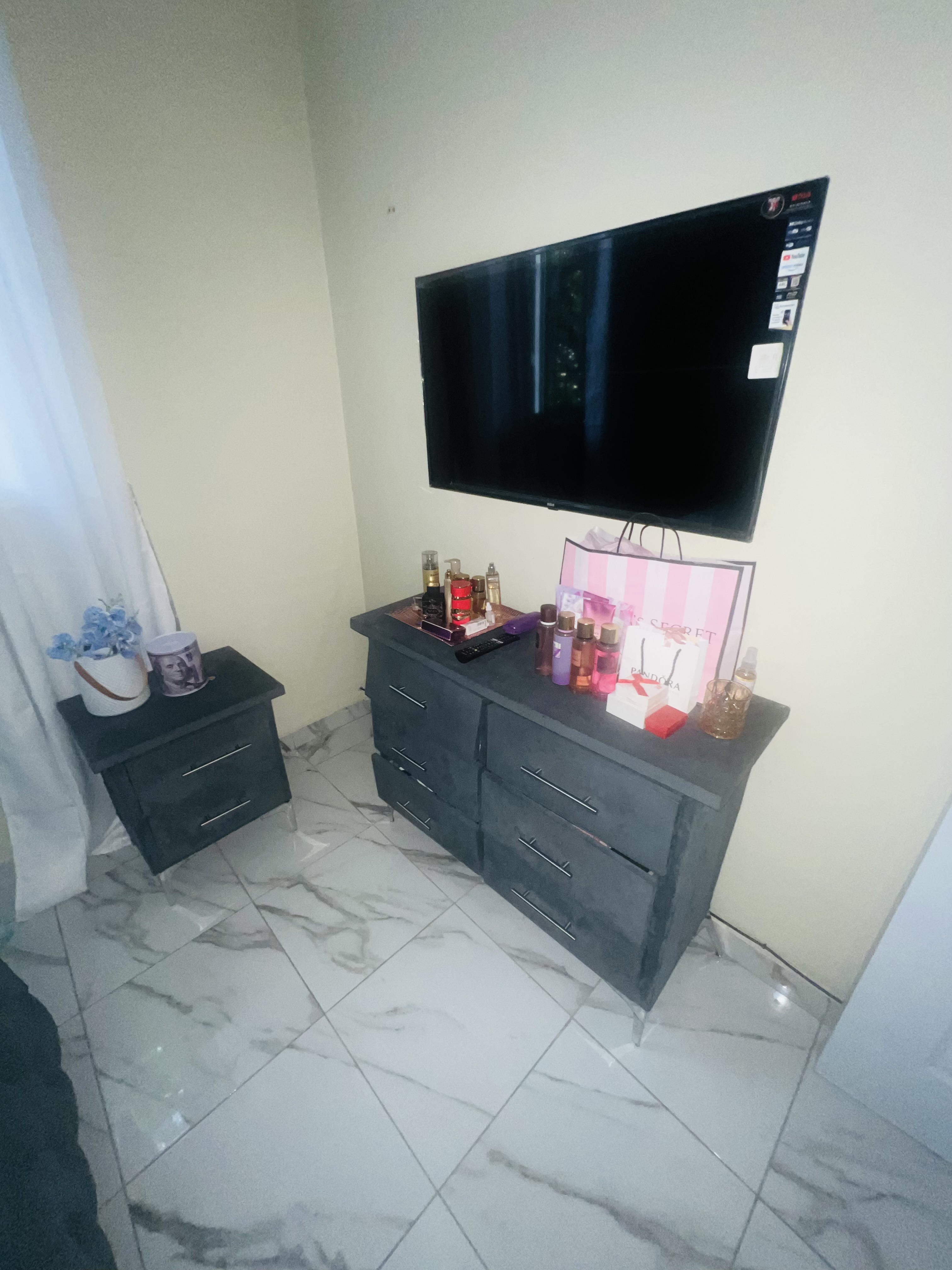 muebles y colchones - Juego de habitación gavetero, cama con espaldar  2