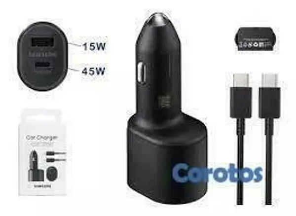 camaras y audio - CARGADOR SAMSUNG PARA VEHICULO 45W/15W 2