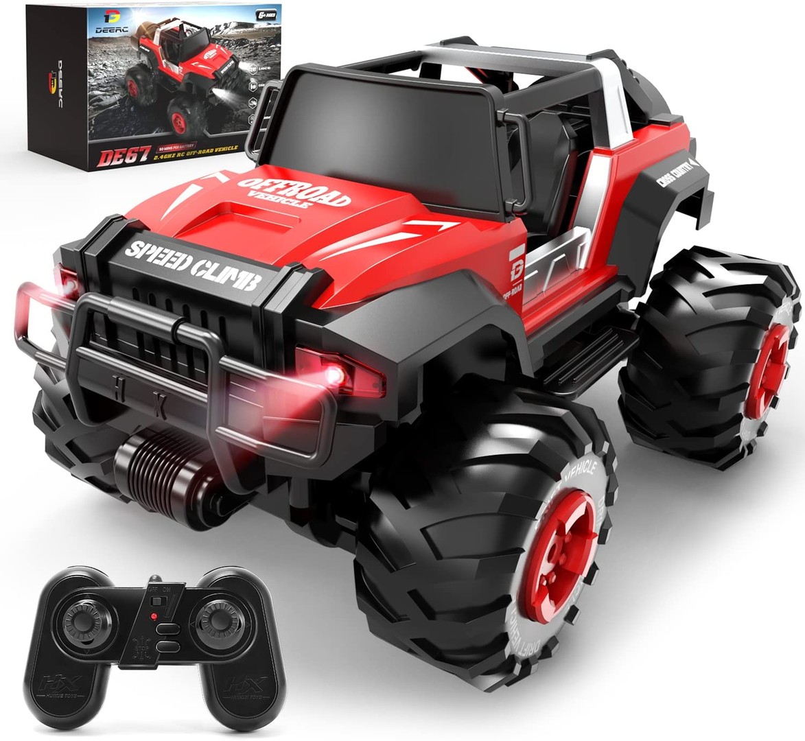 juguetes - Jeep todo terreno a control remoto| RC Car SUV Monster Truck