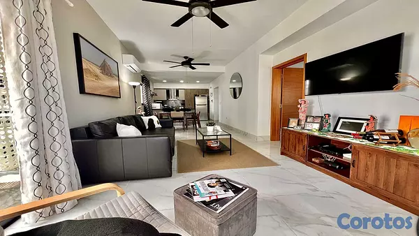 apartamentos - Apartamento amueblado  en Piantini 4