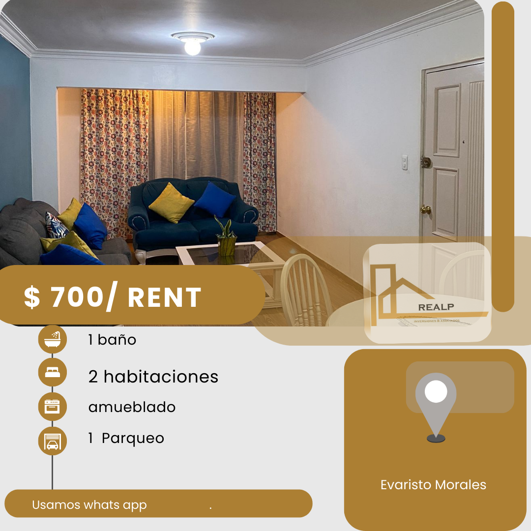 apartamentos - hermoso apartamento en zona céntrica en Evaristo Morales  0
