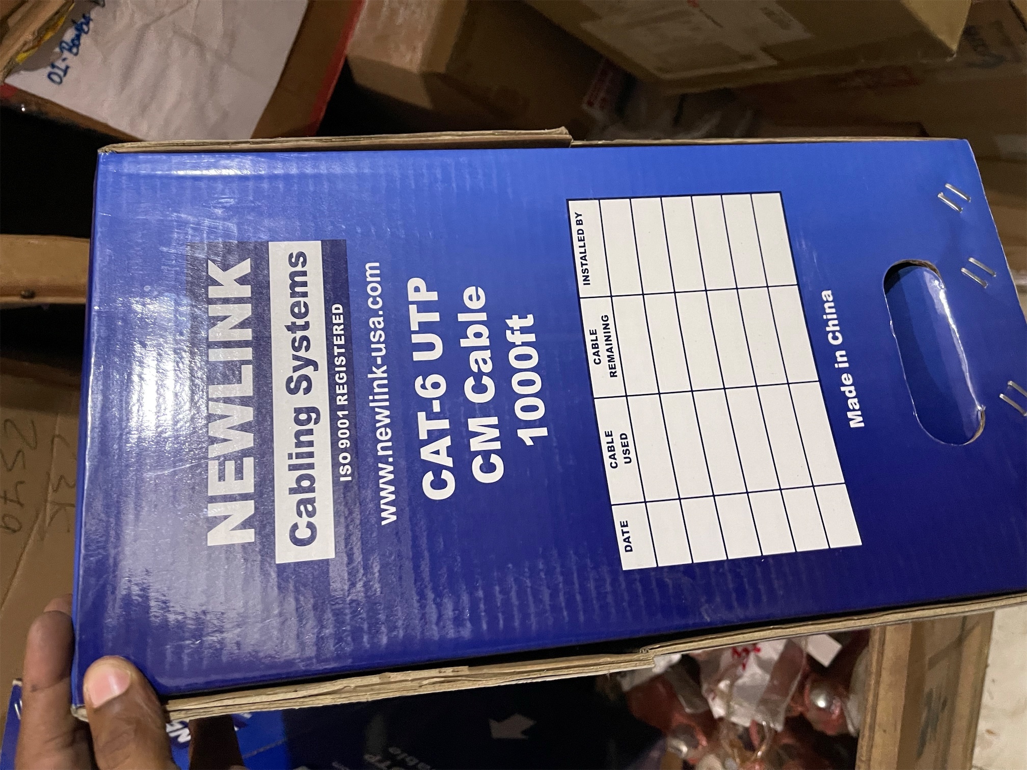 accesorios para electronica - Cable UTP certificado CAT-6. NEWLINK 4