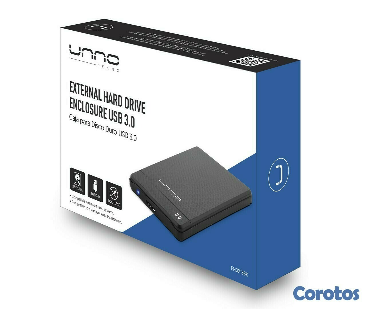 accesorios para electronica - Caja para disco duro externo 2.5 SATA a USB 3.0 - Enclosure Disco Sata 2.5 2