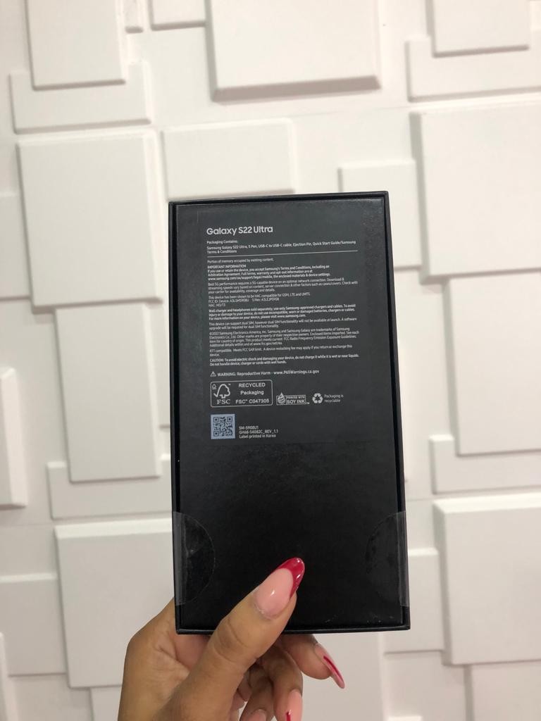 celulares y tabletas - Samsung S22 Ultra 512gb Sellado Clean  3
