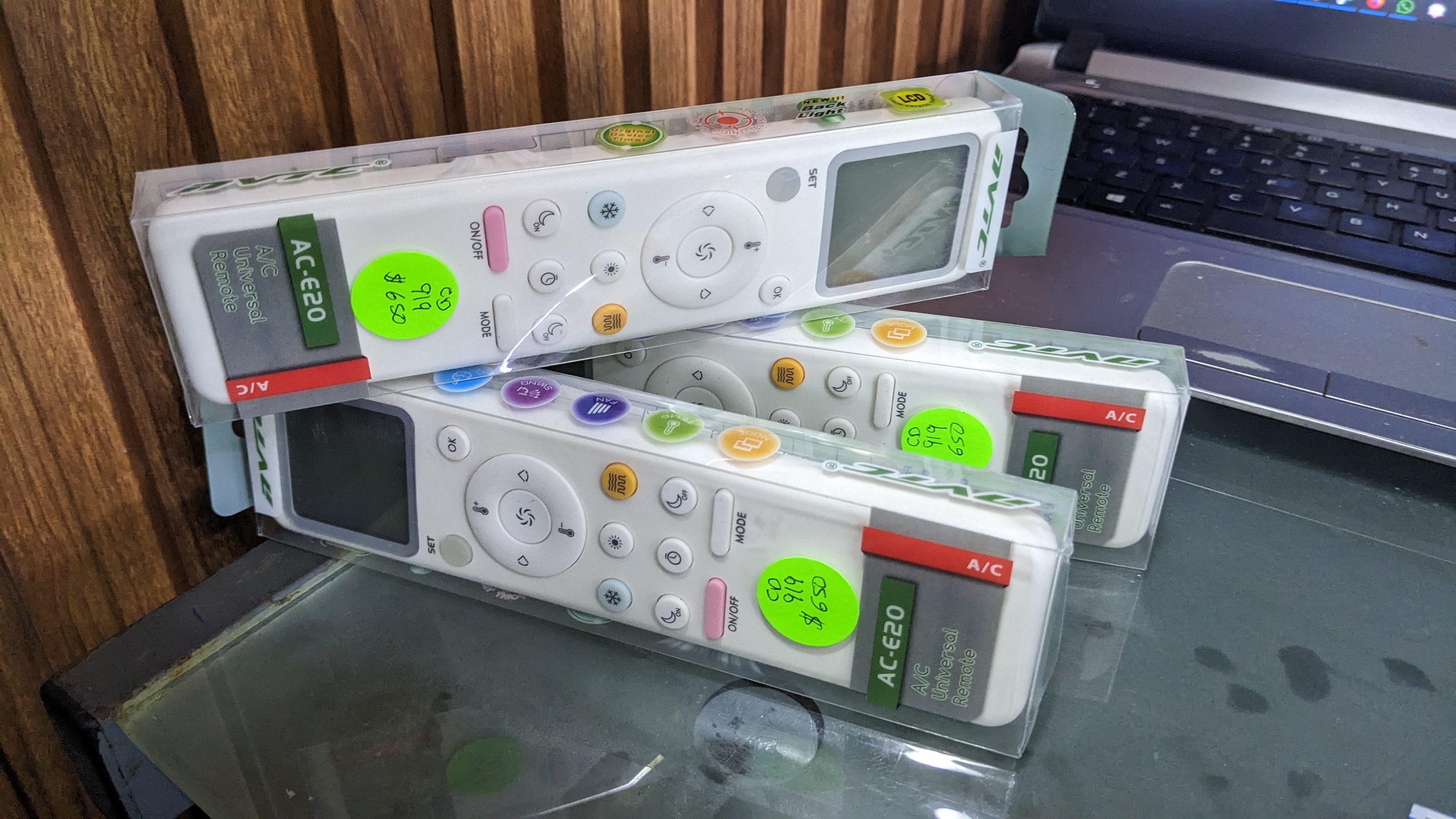 aires acondicionados y abanicos - control remoto para aire acondicionado  2
