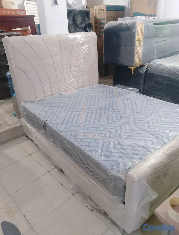 muebles y colchones - Cama Completa tamaño 60 pulgadas  3