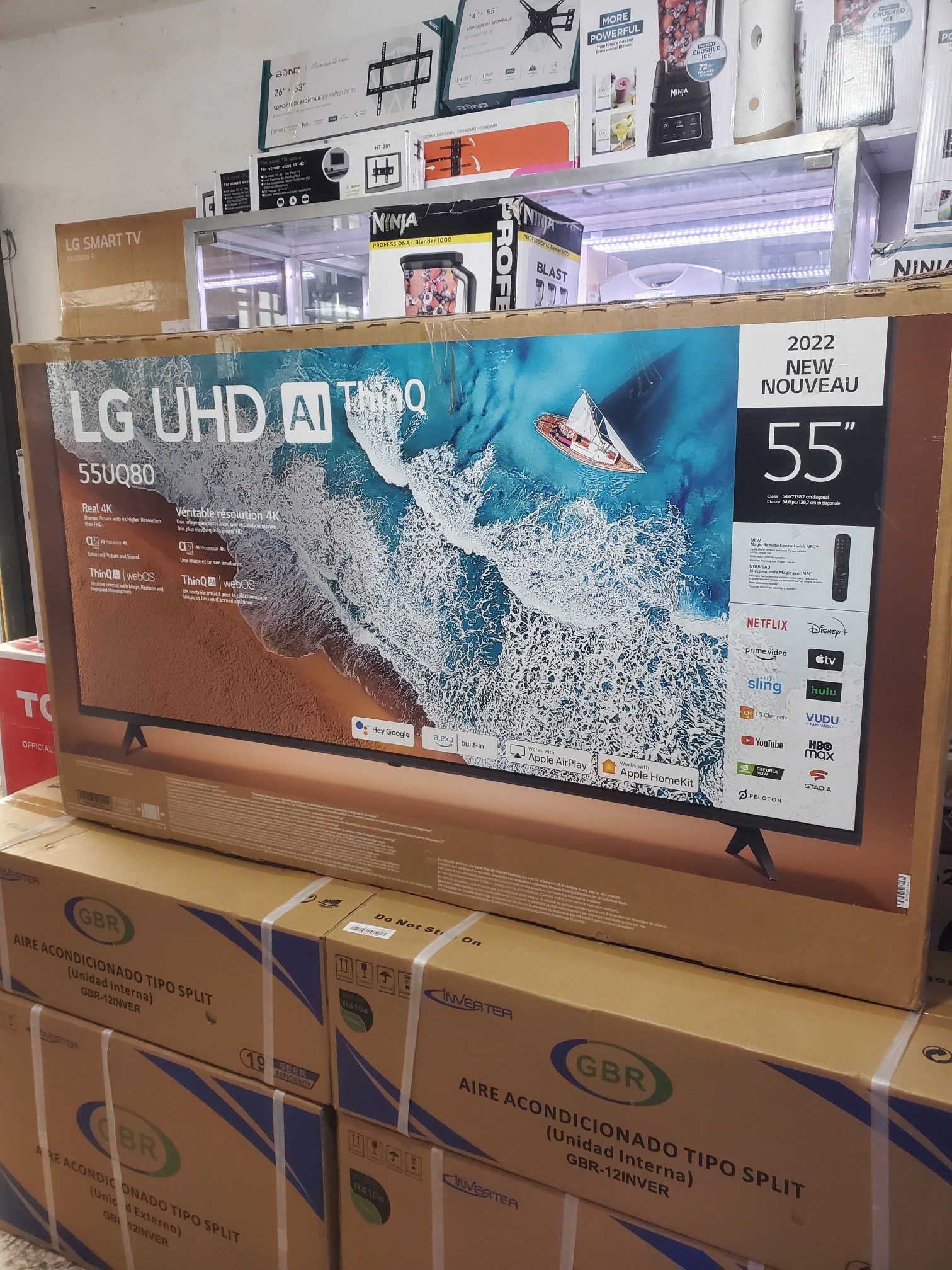 tv - Televisor smart tv LG 55 pulgadas 4k UQ80