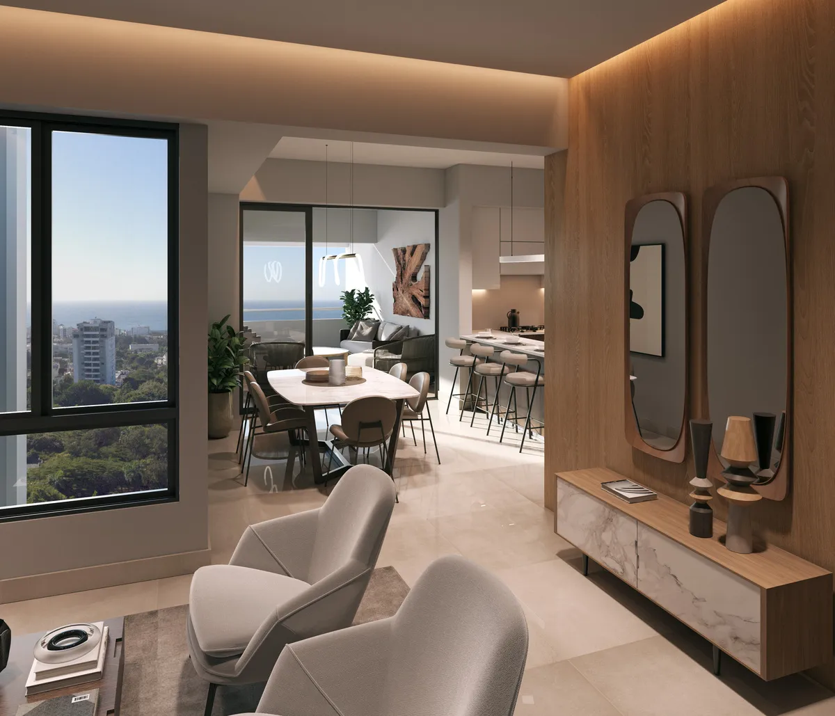 apartamentos - Santo Domingo D.N. - Apt moderno de 3 hab 4