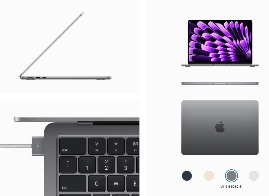 celulares y tabletas - Apple MacBook Air 2023 M2 15 pulgadas
